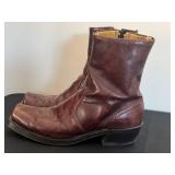 BR - Brown Leather Boots (Lot of 2) - Size 9D