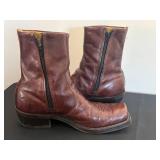 BR - Brown Leather Boots (Lot of 2) - Size 9D