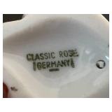 DR - Classic Rose Porcelain Rabbit Figurine - Germany