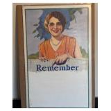 DR - Donaldson Litho Co. Newport KY - Vintage Lithograph Remember No. 5930