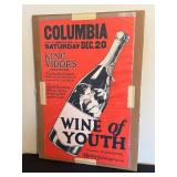 Vintage Wine of Youth WC 1924 King Vidor Advertising Poster