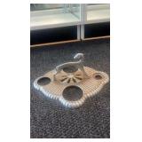 antique greyhound dog themed smoking stand