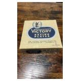 1940s-1950s victory racing plates in box horse racing shoes