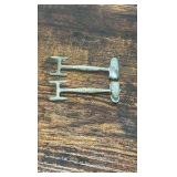 1898 the derby tie/cuff clips