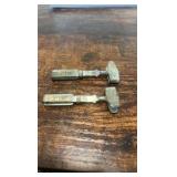 antique tie-cuff clips