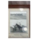 1949 fickle man horse racing photograph