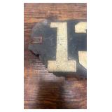 late 1800s early 1900s leather jockey identification arm band