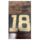 late 1800s early 1900s leather jockey identification arm band