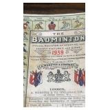 1939 badminton annual register of sporting and society fixtures and diary pocket book