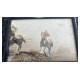 1918 horse racing photograph