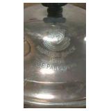 very early f.j. ross and sons silver plated dish dated 1901