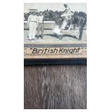 1946 British knight horse racing photo