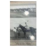 1949 fickle man horse racing photograph