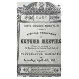 1891 horse racing booklet