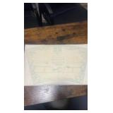 early 1900s horse racing gambling decal sign