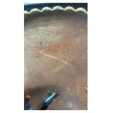 antique greyhound dog themed smoking stand