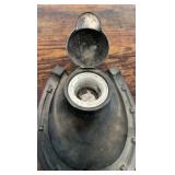 2 antique horse racing inkwells