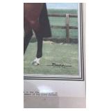 antique horse racing lithograph