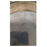 1963 silver plated suffolk downs platter