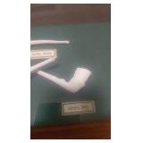 jockey themed clay pipe display