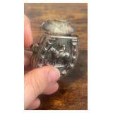 silver plated match safe