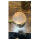 retama  polo center copper and brass mugs