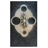 antique greyhound dog themed smoking stand