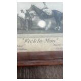 1949 fickle man horse racing photograph