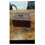 horse themed antique poker chip set