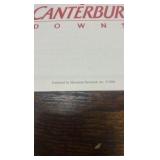 1984 Canterbury Park aka Canterbury downs booklet