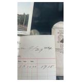 1904 lot of items from hotels in Cambridge springs Pennsylvania