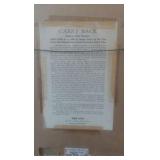 allen brewer jr 1961 lithograph featuring Kentucky derby winner carry back