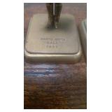 lot santa anita race track brass items 1937-1990s