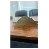 antique Coney Island jockey club official ticket seller hat badge