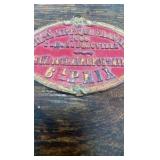 1955 French equestrian society horse and racing medal