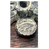 vintage horse related paper weight and pen holder