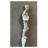 c1958 Tiffany and company sterling silver jockey themed letter opener