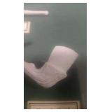 jockey themed clay pipe display