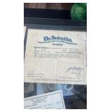 1944-1963 horse registration papers