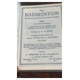 1939 badminton annual register of sporting and society fixtures and diary pocket book