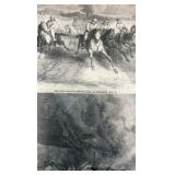 1867 Harper’s weekly newspaper cut outs