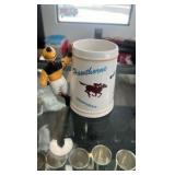 horse racing themed ceramics lot