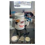 horse racing themed ceramics lot