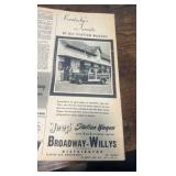 1949 Kentucky derby 75th anniversary commemorative news paper
