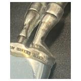 c1958 Tiffany and company sterling silver jockey themed letter opener