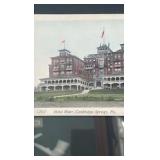 1904 lot of items from hotels in Cambridge springs Pennsylvania