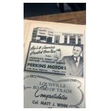 1949 Kentucky derby 75th anniversary commemorative news paper