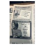 1949 Kentucky derby 75th anniversary commemorative news paper