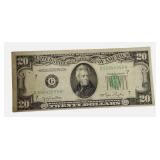 1950- No Motto - $20 Federal Reserve Note