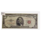 1963 - $5  Federal Reserve Note